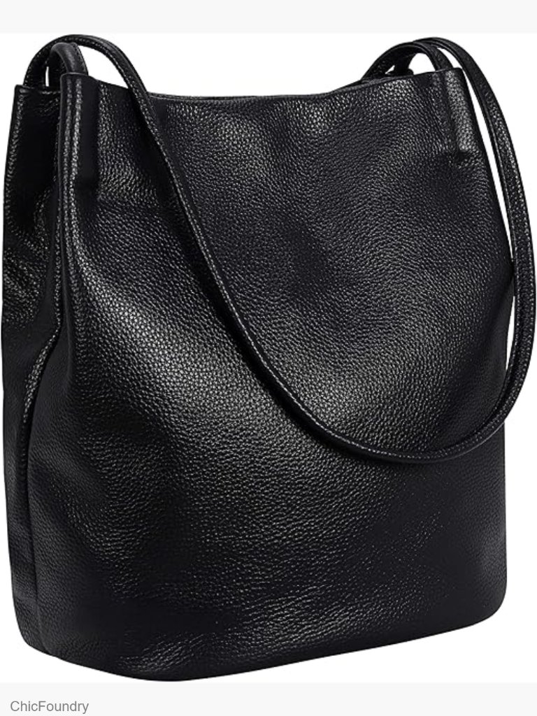 Genuine Leather Hobo Shoulder Tote Bag Purse Handbag